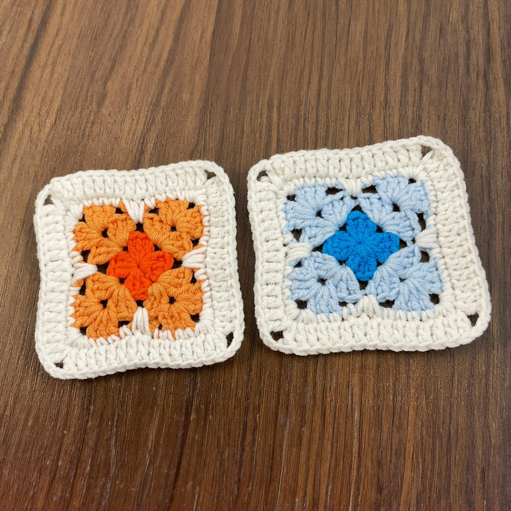 Floral Granny Square PDF Pattern - Flower Motif Tutorial for Beginners - Hand Trendy