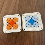 Floral Granny Square PDF Pattern - Flower Motif Tutorial for Beginners - Hand Trendy