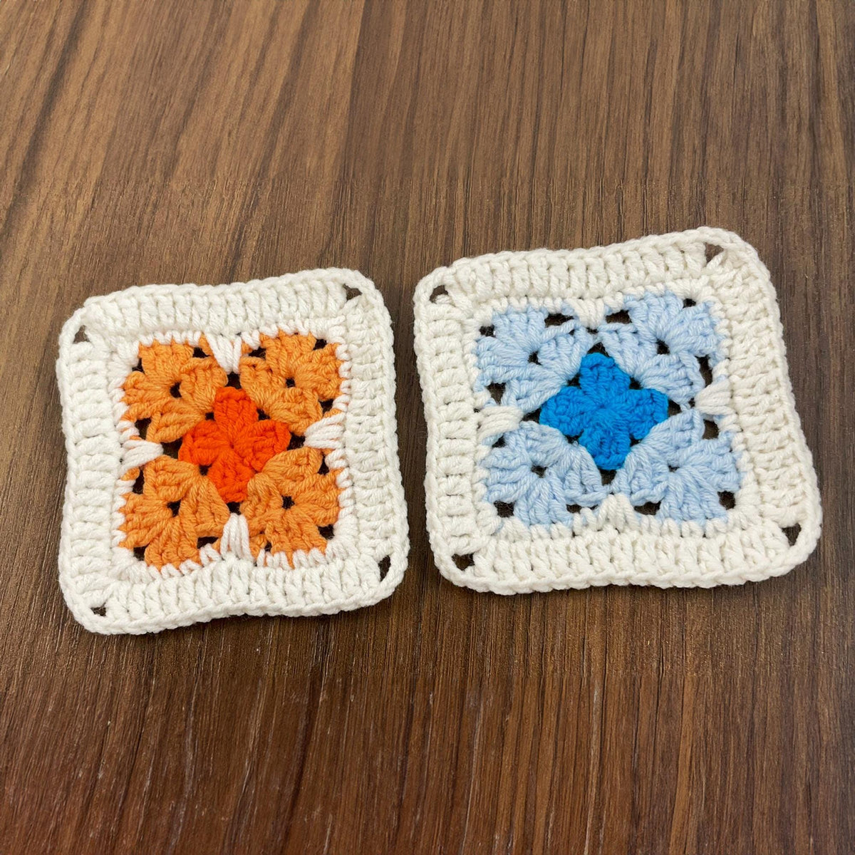 Floral Granny Square PDF Pattern - Flower Motif Tutorial for Beginners - Hand Trendy