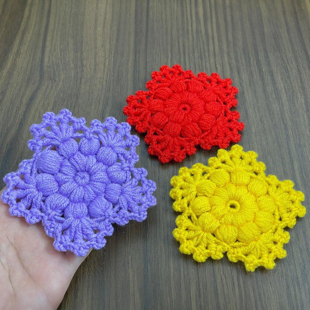 Vintage Crochet Rosette Pattern PDF - Vintage - Inspired Floral Tutorial - Hand Trendy
