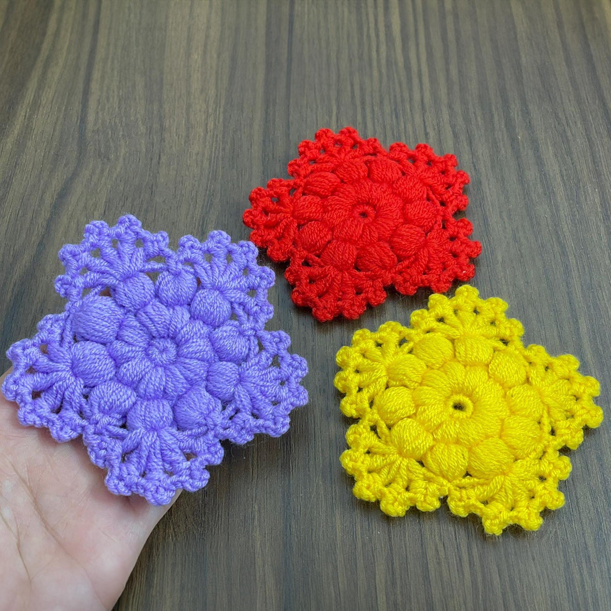 Vintage Crochet Rosette Pattern PDF - Vintage - Inspired Floral Tutorial - Hand Trendy
