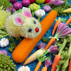 Pom Pom Bunny DIY Pattern - Easter Craft Tutorial - Handmade Rabbit Decoration - Hand Trendy