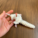 Crochet Caterpillar Angel Keychain Pattern - Handmade Keychain Gift - Hand Trendy