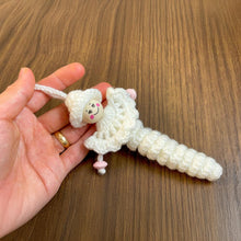Crochet Caterpillar Angel Keychain PDF Pattern, Amigurumi Bug with Hat & Cape, Cute Guardian Angel Ornament DIY, Handmade Keychain Gift