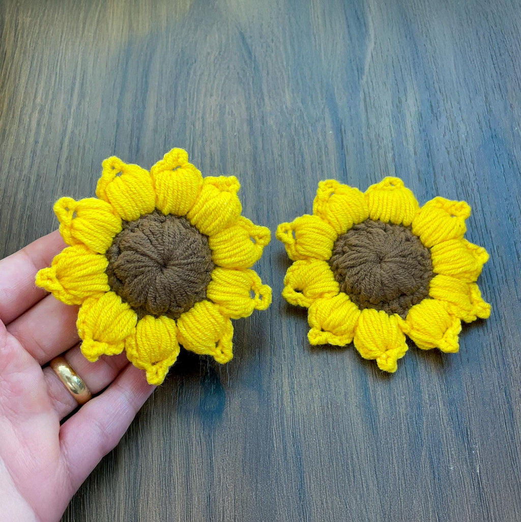 Amigurumi Sunflower Crochet Pattern PDF - 3D Crochet Flower Plush - Hand Trendy