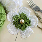 Elegant 3D Crochet Flower Pattern PDF - DIY Crochet Brooch Tutorial - Hand Trendy