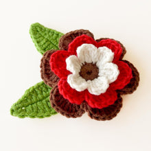 3D Layered Crochet Flower Pattern, Multicolor Floral Applique PDF, Crochet Brooch Tutorial, DIY Handmade Flower Motif, Instant Download