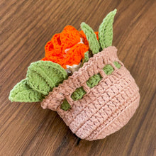 Crochet Flower Basket PDF Pattern, Amigurumi Floral Arrangement, DIY Crochet Home Decor, Handmade Rose Bouquet Tutorial