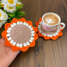 Sunflower Crochet Doily Pattern PDF, Handmade Floral Table Decor, Round Crochet Placemat DIY, Rustic Home Decoration, Instant Download