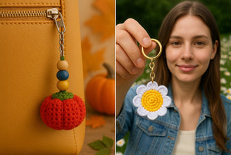 Crochet Keychain Pattern Bundle, 10 Cute Amigurumi Designs for Bag Charms & Gifts, Fun DIY Accessories Gift
