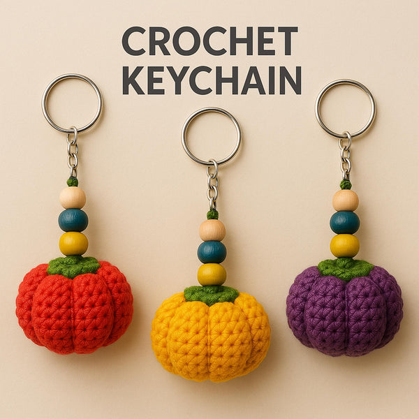 Crochet Keychain Pattern Bundle, 10 Cute Amigurumi Designs for Bag Charms & Gifts, Fun DIY Accessories Gift