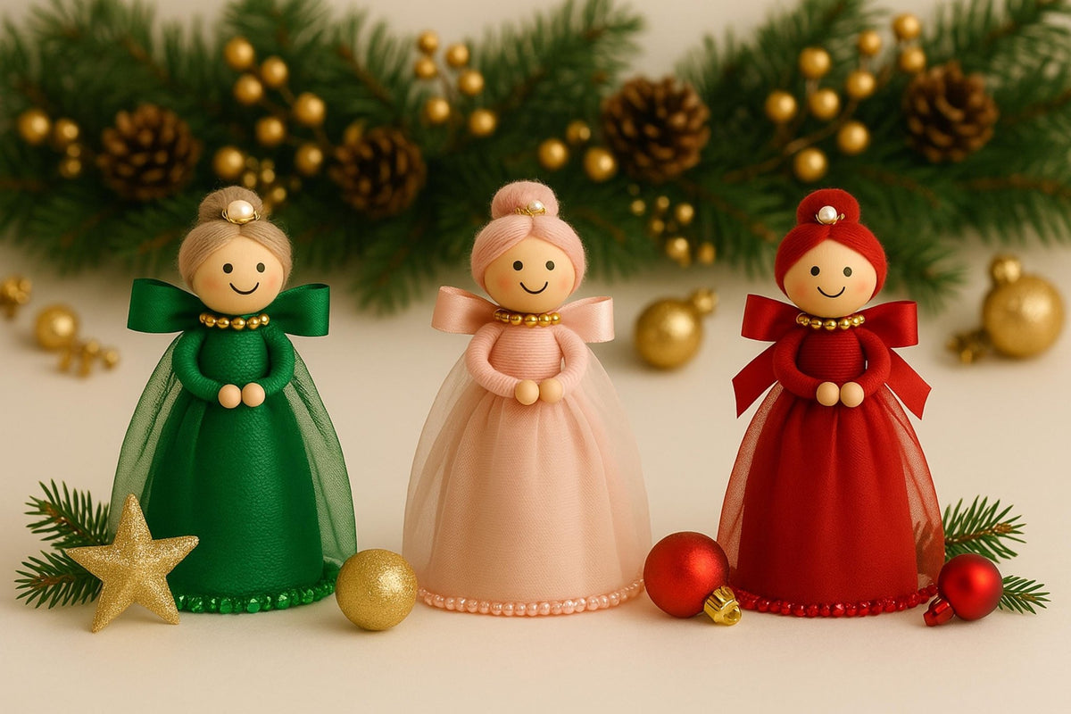 DIY Queen Doll Craft Pattern - PDF Tutorial - Elegant PDF Tutorial for Royal - Themed Decoration - Hand Trendy