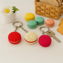 Crochet Macaron Keychain Pattern, Amigurumi Cookie Keyring PDF, DIY Cute Dessert Plush, Handmade Sweet Treat Charm, Instant Download