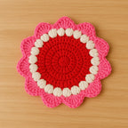 Sunflower Crochet Doily Pattern - Instant PDF - Handmade Floral Table Decor - Hand Trendy