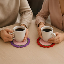 Round Crochet Coaster Pattern PDF for Instant Download - Bonus Surprise PDF Pattern Gift - Easy Mug Rug Digital Tutorial