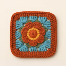 3D Granny Square Crochet Pattern for Pillow and Baby Blanket - 3D Crochet Square Pattern