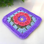 3D Granny Square Pattern | Easy Baby Blanket & Pillow| Easy Crochet Square DIY Pattern for Beginners - Hand Trendy
