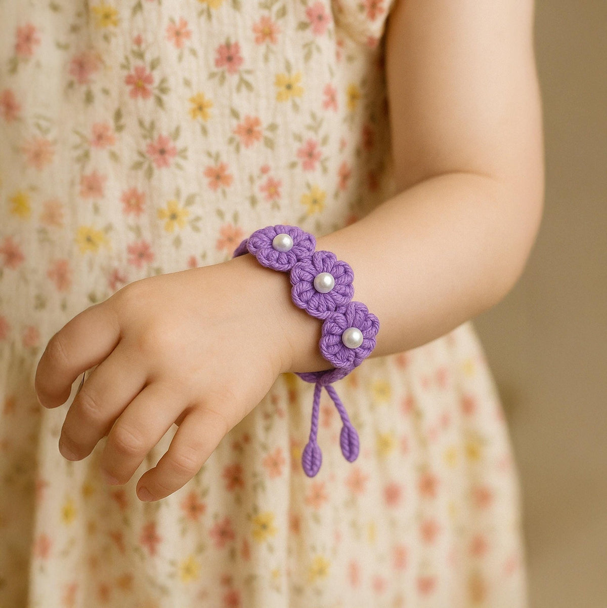 Crochet Bracelet PDF Pattern | Beaded Floral DIY | Elegant Wrist Accessory Gift for Handmade Jewelry Lovers - Hand Trendy