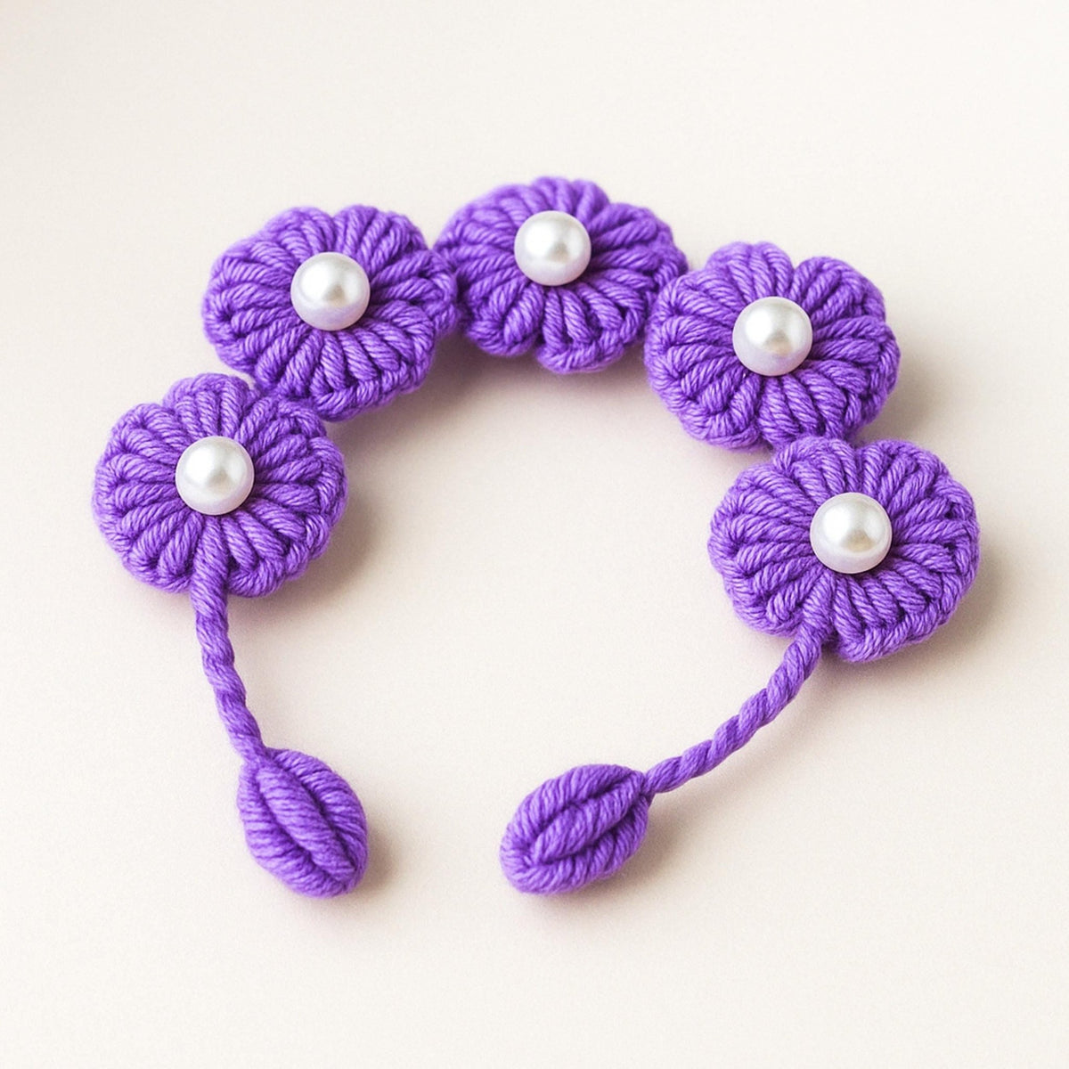 Crochet Bracelet PDF Pattern | Beaded Floral DIY | Elegant Wrist Accessory Gift for Handmade Jewelry Lovers - Hand Trendy
