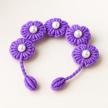 Crochet Bracelet Pattern, PDF Tutorial Beaded Floral Jewelry DIY, Elegant Wrist Accessory Gift for Handmade Jewelry Lovers