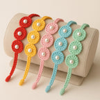 Crochet Flower Bracelet & Hair Tie - DIY Pattern - Handmade Crochet Fashion Jewelry Gift - Hand Trendy