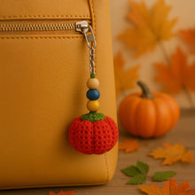 Crochet Halloween Pumpkin Keychain Pattern - Stylish Halloween Easy Crochet Pattern