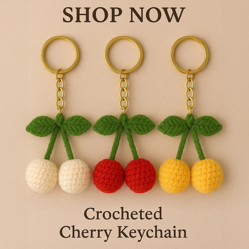 Crochet Keychain Patterns Bundle - 5 Cute Amigurumi Charms PDF Tutorial for Bags - Hand Trendy