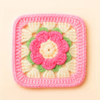 3D Granny Square Pattern | Easy Baby Blanket & Pillow| Easy Crochet Square DIY Pattern for Beginners - Hand Trendy