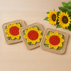 Sunflower Crochet Blanket Pattern - PDF Only - Perfect Housewarming or Mother's Day Gifts - Hand Trendy