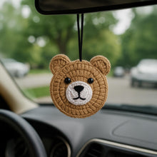 Easy Crochet Teddy Bear Applique Pattern | Cute Moon Bear Pattern for Baby Blankets and Keychains