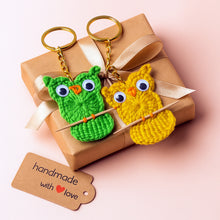 Owl Keychain Crochet Pattern PDF Round Appliqué Bag Charm Hanging Ornament Cute Accessory Tutorial
