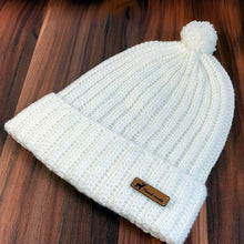 Pom Pom Beanie Crochet Pattern PDF Ribbed Winter Hat With Folded Brim Tutorial