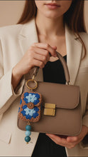 Granny Square Style Crochet Keychain Pouch – Beginner Friendly Small Crochet Bag PDF Gift