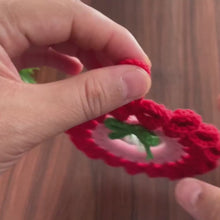 Crochet Christmas Wreath Pattern PDF Download, Handmade Holiday Ornament Tutorial