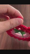 Crochet Christmas Wreath Pattern PDF Download, Handmade Holiday Ornament Tutorial