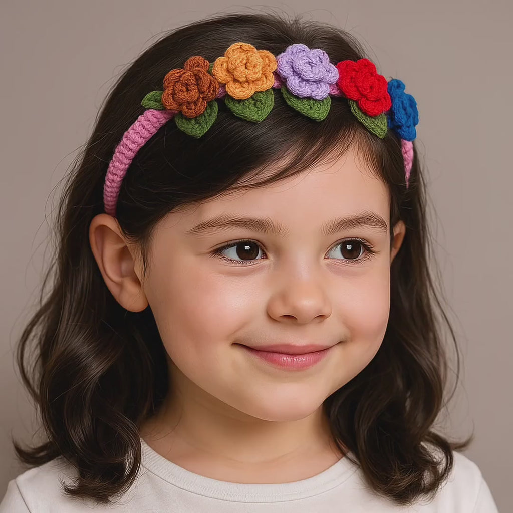 Crochet Hair Clips Bundle, Floral Bow & Daisy Clip Tutorials, Stylish Hair Clips for Kids and Babies, Gift for Craft Lovers