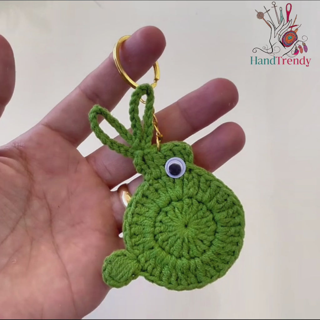 Crochet Bunny Keychain PDF Pattern for Handmade Rabbit Decor and DIY Gift Idea