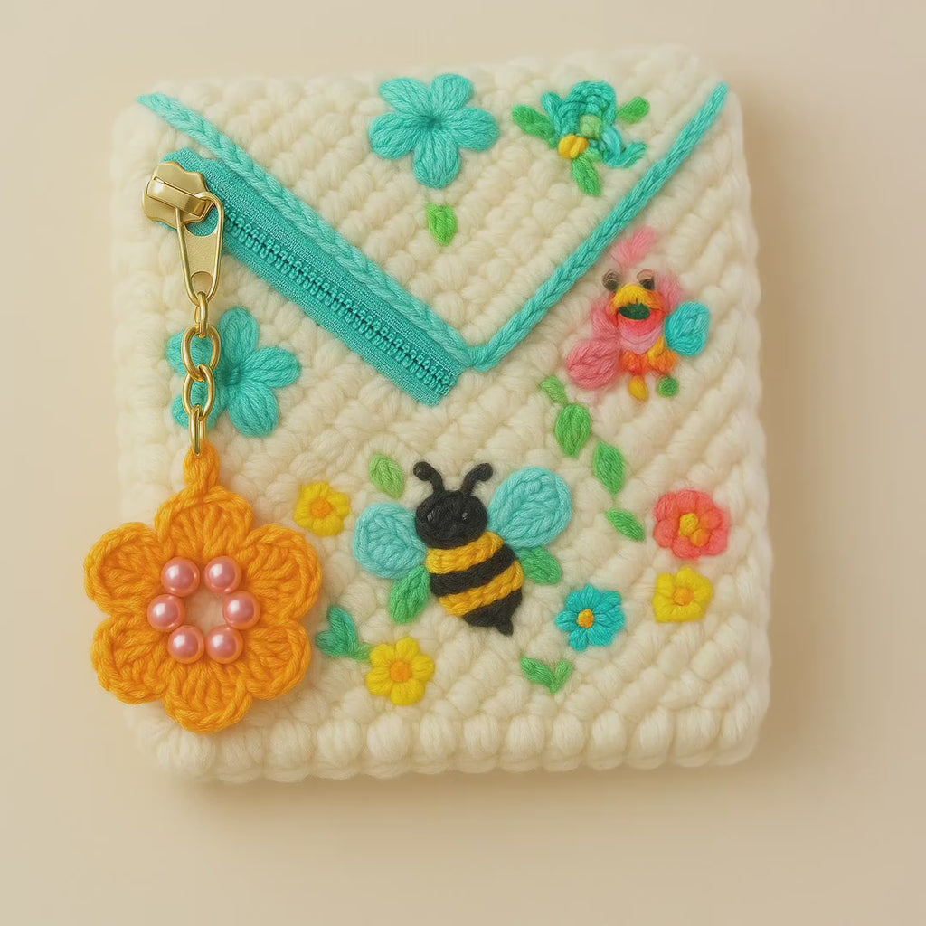 Crochet Keychain Set Patterns Bundle – 5 Cute Amigurumi Charms PDF Tutorial for Bags, Gifts & Keys