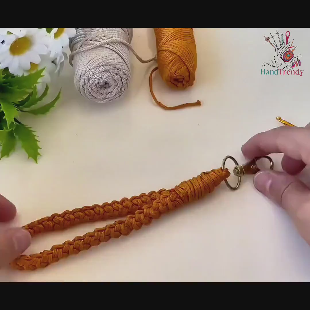 Purse Handle Crochet Pattern PDF - Beginner-Friendly Wallet Strap Design - Crochet Cord Bag Strap Pattern