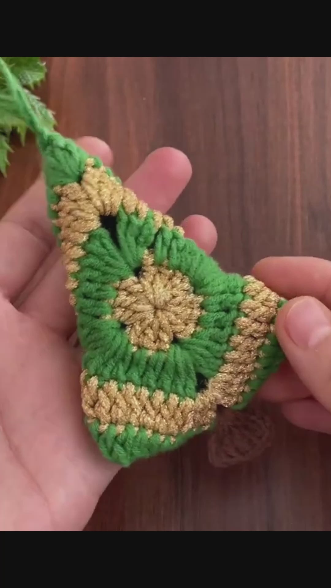 Christmas Tree Crochet Pattern PDF – Mini Holiday Ornament Tutorial – Handmade Crochet Xmas Decoration