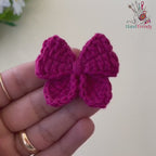 Butterfly Hair Clip Crochet Pattern PDF – DIY Bow Barrette for Girls – Easy Handmade Hair Accessory Digital Download Tutorial