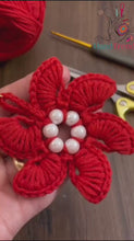 Crochet Star Flower Keychain Pattern PDF, 3D Floral Charm Tutorial, DIY Elegant Bag Accessory