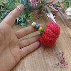 Crochet Halloween Pumpkin Keychain Pattern - Stylish Halloween Easy Crochet Pattern