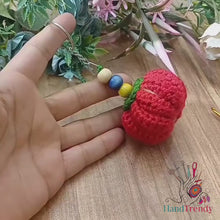 Crochet Halloween Pumpkin Keychain Pattern - Stylish Halloween Easy Crochet Pattern