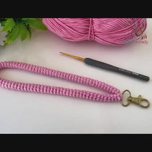 Crochet Cord For Wallet Handle Pattern PDF - Simple Crochet Bag Strap Design - Beginner Bag Cord Tutorial For Your Handmade Diy Project