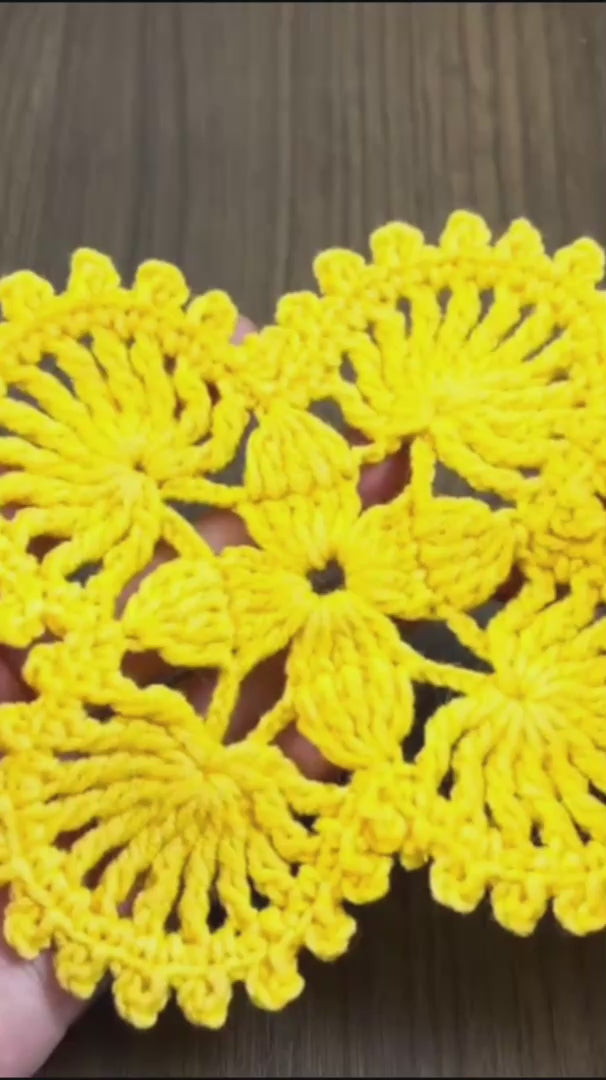 Crochet Lace Doily Design PDF Tutorial for Hand Made Stylish Dress and Home Decor
