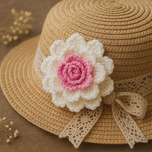 3D Multilayer Crochet Flower Pattern PDF, Textured Floral Applique