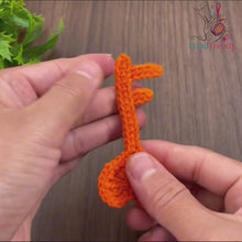 Crochet Heart Key Pattern PDF, Romantic Love Key Applique
