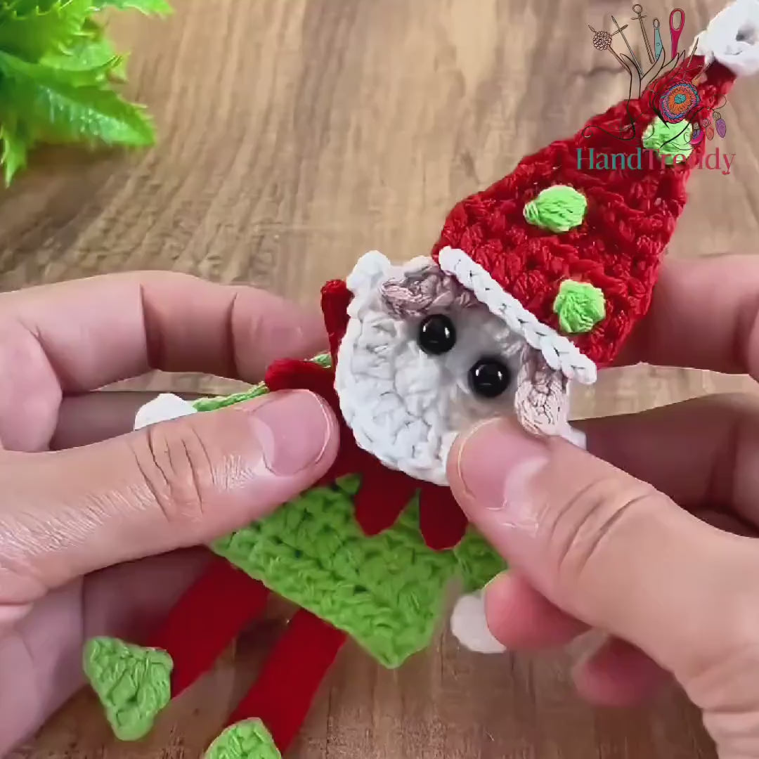 Christmas Elf Crochet Pattern PDF, Amigurumi Elf Ornament, DIY Christmas Tree Decoration, Crochet Holiday Gift, Beginner-Friendly Pattern