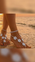 Crochet Barefoot Sandal PDF Pattern for Weddings